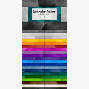 Watercolor Texture - 40 karat Gems