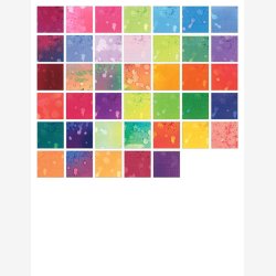 Fossil Fern stofpakke med lysere stoffer