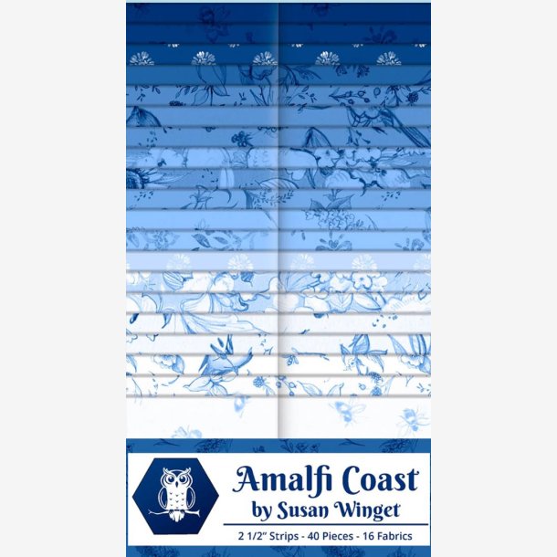 Amalfi Coast - Jelly Roll med 40 2" strimler