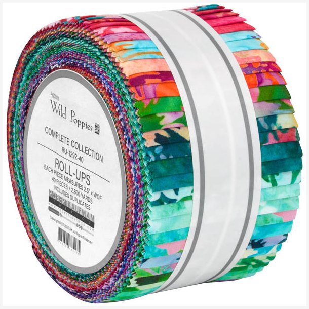 Kona jellyroll - Wild Poppies