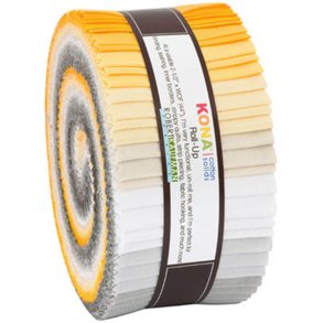 Kona Cotton jellyroll - Sunny Side Up Palette