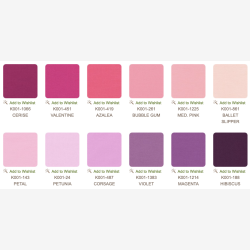 Kona Cotton jellyroll - Wildberry Palette