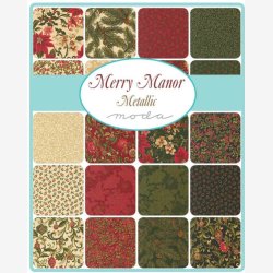 Merry Manor Metallic 2025 - Jelly Roll med 40 styk 2� x 44" strimler
