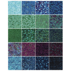 Squiggles, Dots and Lines - Bali stofpakke - 10" Layer Cake