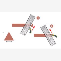 Olfa lineal 60 cm x 15 cm 