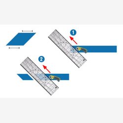 Olfa lineal 60 cm x 15 cm 