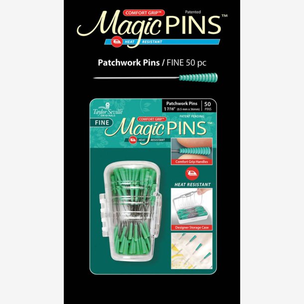 Magic Pins patchwork fine - 50 stk