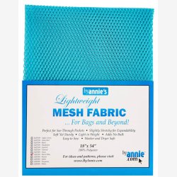 Mesh stof til tasker - parrot blue