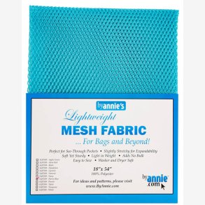 Mesh stof til tasker - parrot blue