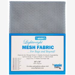 Mesh stof til tasker - pewter