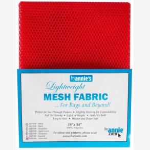 Mesh stof til tasker - atomic red