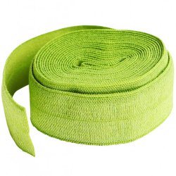 Fold-over elastik - Apple Green