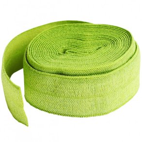 Fold-over elastik - Apple Green
