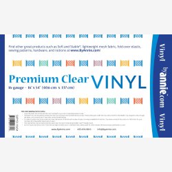 byAnnie vinyl - Premium Clear - 16" x 54"