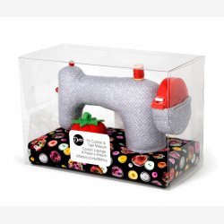 Pin Cushion Sewing Machine Black Buttons