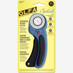 Rulleskrer - 45 mm Olfa Ergonomisk - bl