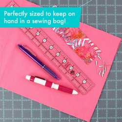 Non Slip 1&frac12;" x 12&frac12;" Ruler