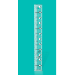 Non Slip 1&frac12;" x 12&frac12;" Ruler