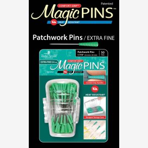 Magic Pins patchwork extra fine - 50 stk
