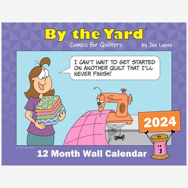 2024 kalender til quiltere      