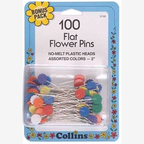 Collins knappenle med blomsterhoveder