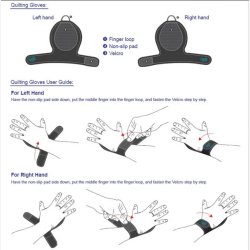 AccuGrip Quiltehandsker - one size