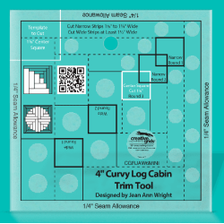 Non Slip 4" Curvy Log Cabin Trim Tool