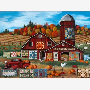 Pumpkin Patch Barn - puslespil 