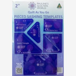 QAYG Pieced Sashing Templates 2" Set