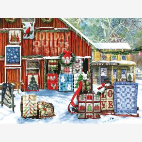 Holiday Quilts Puzzle - puslespil 