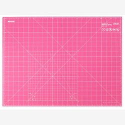 Olfa skreplade - pink - 18" x 12"  (45 cm x 30 cm) bde cm og inch