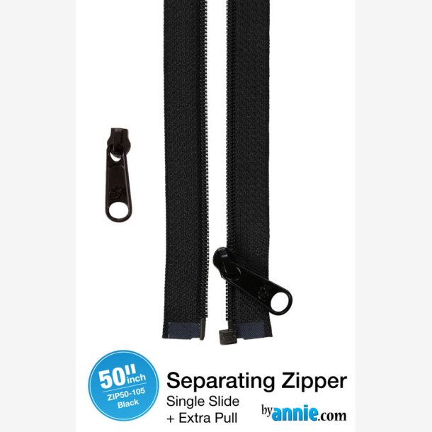 50" delbar lysls - sort