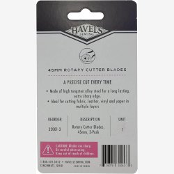 Sk�reblad - Havels 45 mm 3 stk. pakke