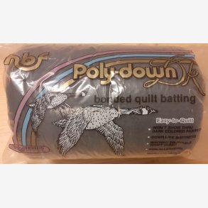 Polyester mellemfoer gr Poly-down (228 cm x 274 cm)