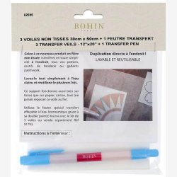 Veil Transfer Mesh 12in X 20in With Water Soluble Transfer Pen