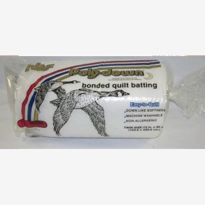 Polyester mellemfoer Poly-down (182 cm x 228 cm)