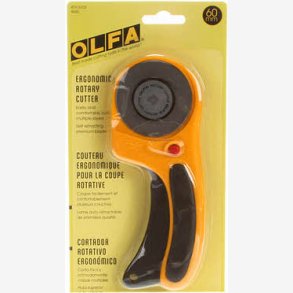 Rulleskrer - 60 mm Olfa ergonomisk