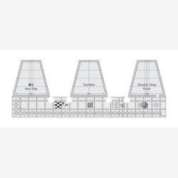 Non-Slip Tumbler Double Strip ruler