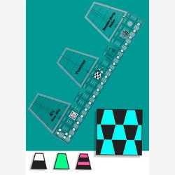 Non-Slip Tumbler Double Strip ruler