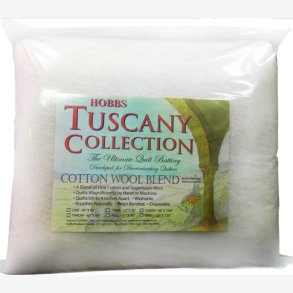 Bomuld/uld mellemfoer Tuscany - twin