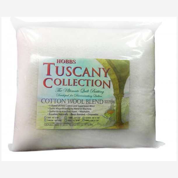 Bomuld/uld mellemfoer Tuscany (304 cm x 304 cm)
