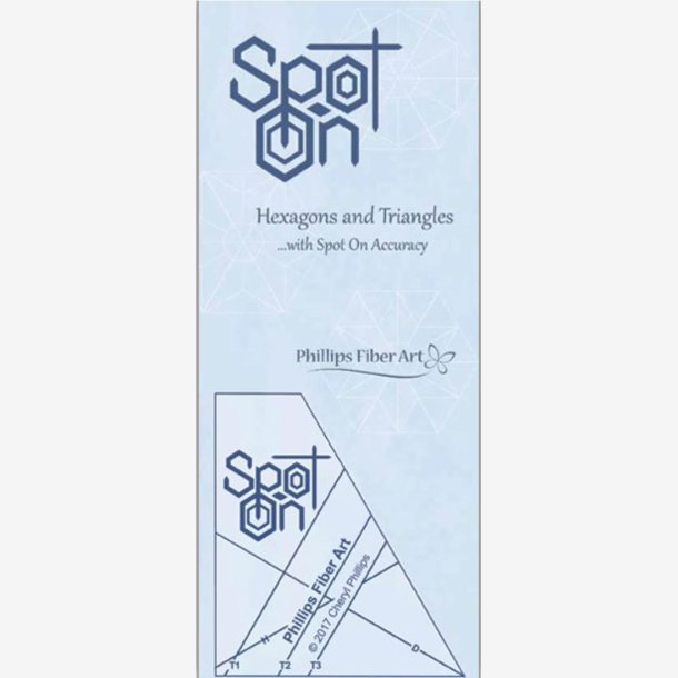 Spot On Tool - Mini Hexagon &amp; Triangle Ruler
