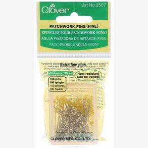 Knappenle med glashoveder 36 x 0,4 mm