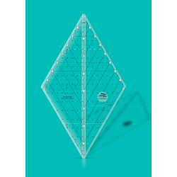 Non-Slip 60 Degree Diamond Ruler