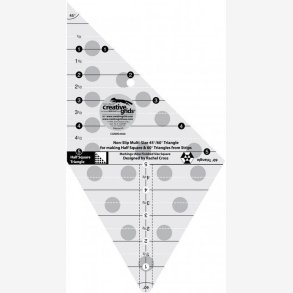 Multi Size 45/60 trekantlineal
