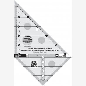Non-slip Multi Size 45 and 90 Degrees Triangle Ruler