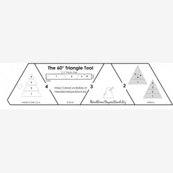 60 grader trekant lineal             