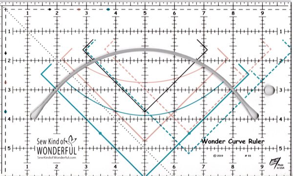 Wonder Curve Ruler - Alle skabeloner og linealer - Kirstens Quiltshop ...
