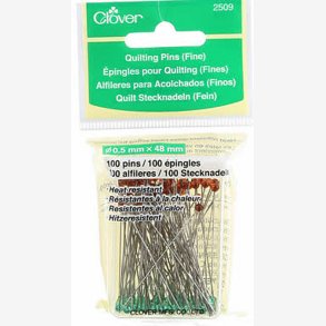 Knappenle med glashoveder 48 mm x 0,5 mm