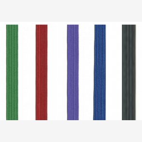 Farvet elastik til mundbind